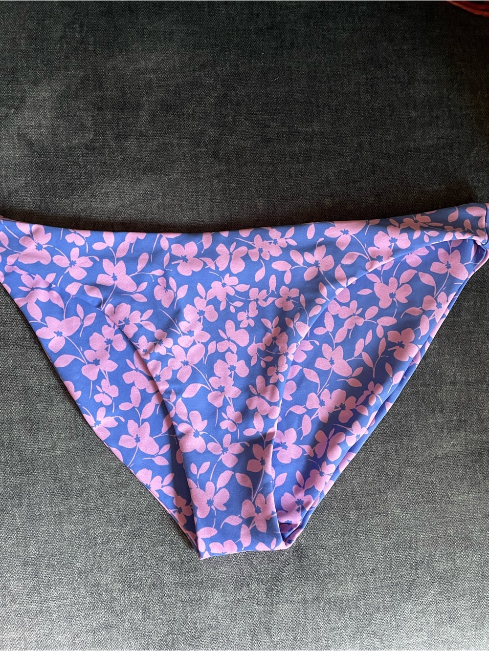 Skatie Purple Cheryl Bikini Bottoms in Anini Floral Print